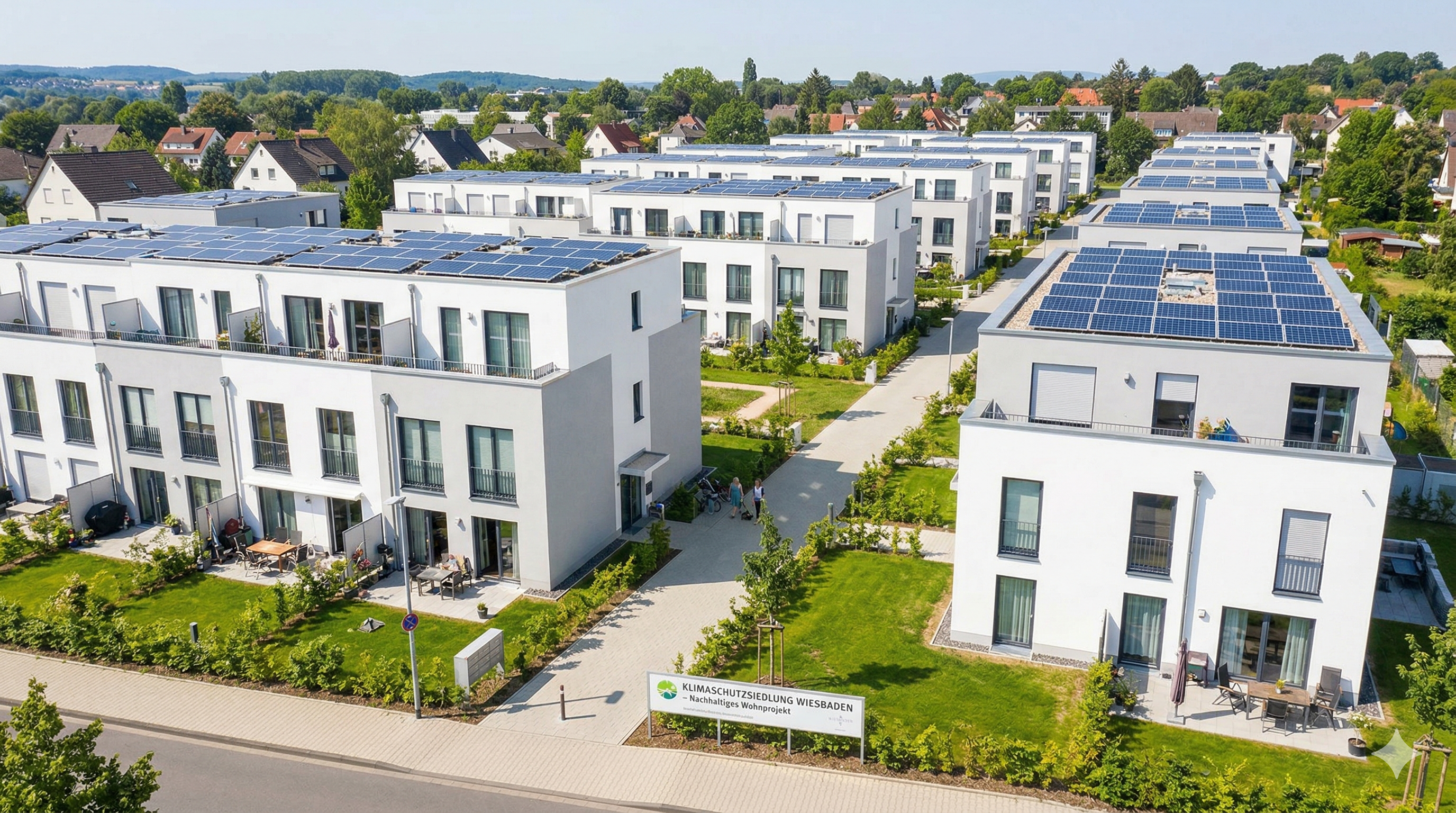 Wechselrichter-Anbindung fuer 25 Wohneinheiten